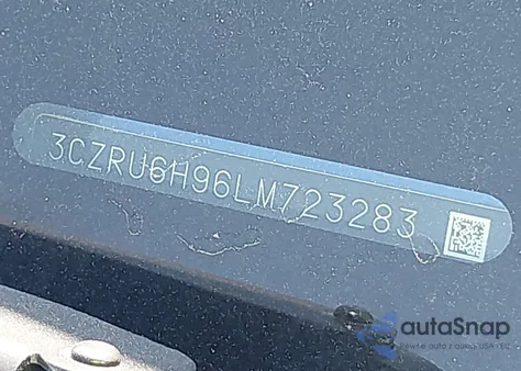 2020 Honda Hr-V Awd Touring from USA, damaged, VIN 3CZRU6H96LM723283